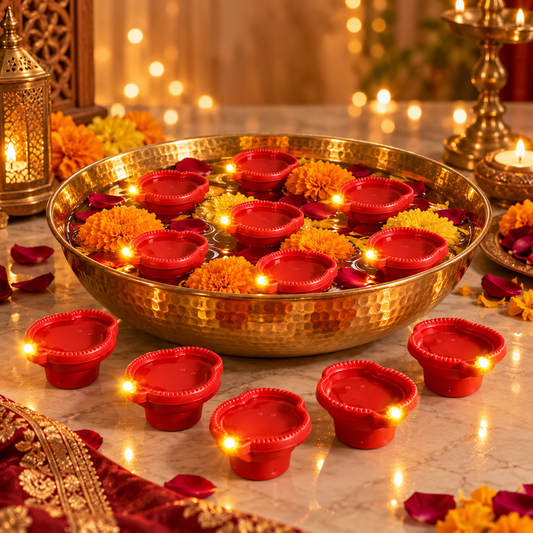 Magic Water Sensor Diya – Pack of 12 | GlowSutra
