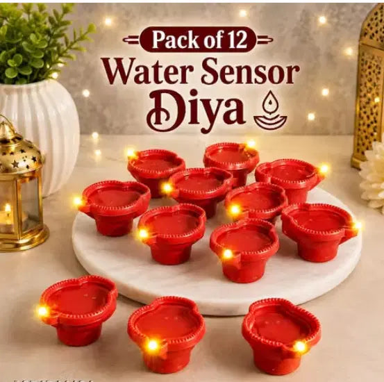 Magic Water Sensor Diya – Pack of 12 | GlowSutra